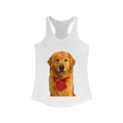 Cupid's Companion Golden Women's Racerback Tank