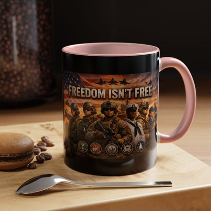 Freedom Isn't Free 2-Tone Coffee Mug