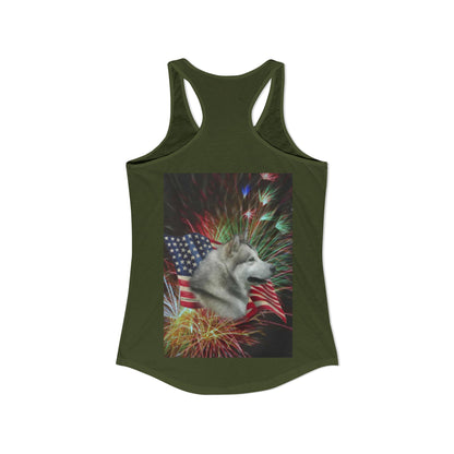 American Malamute Women's Racerback Tank