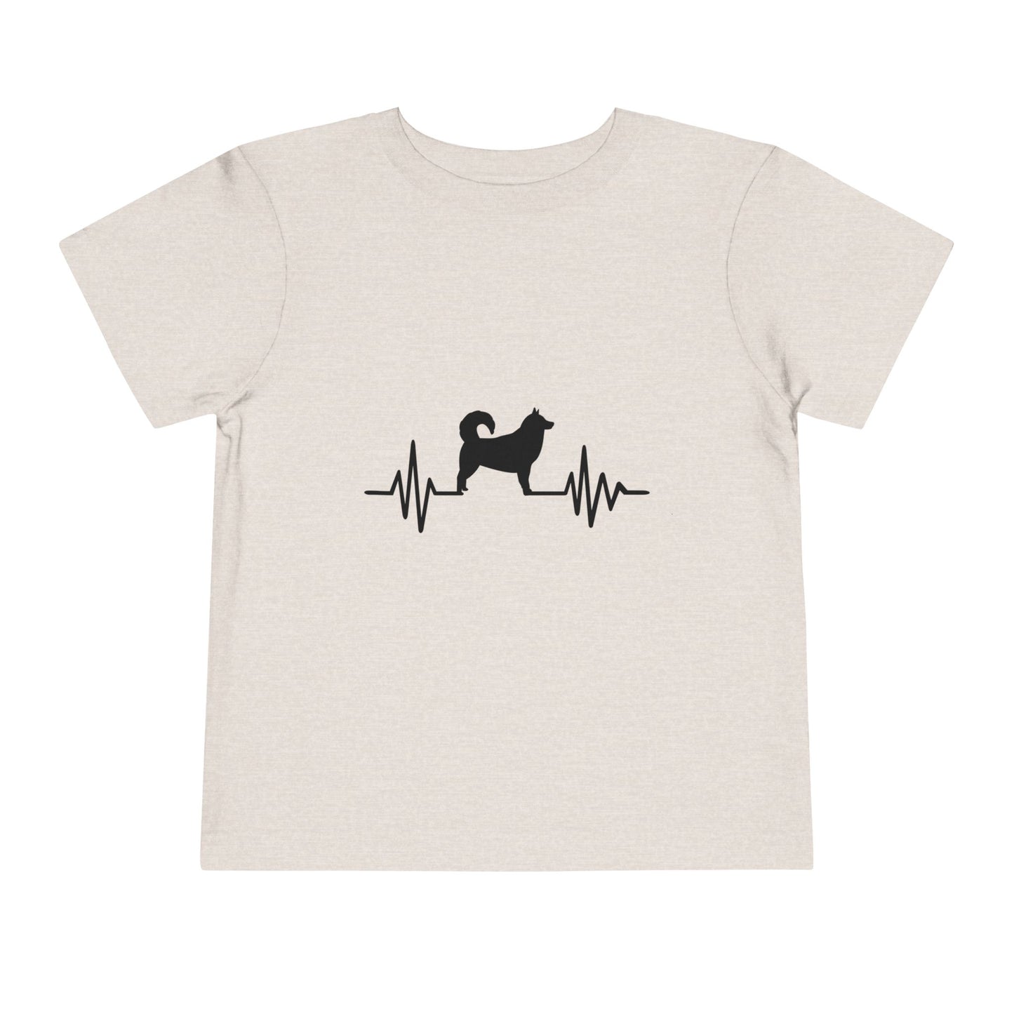 My Heart Beats For Malamutes Toddler Unisex Short Sleeve Crewneck Tee