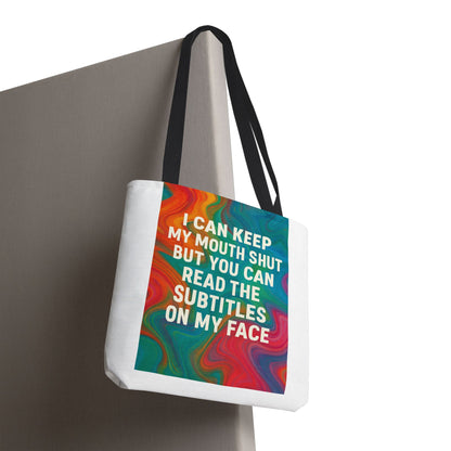 Subtitles Tote Bag