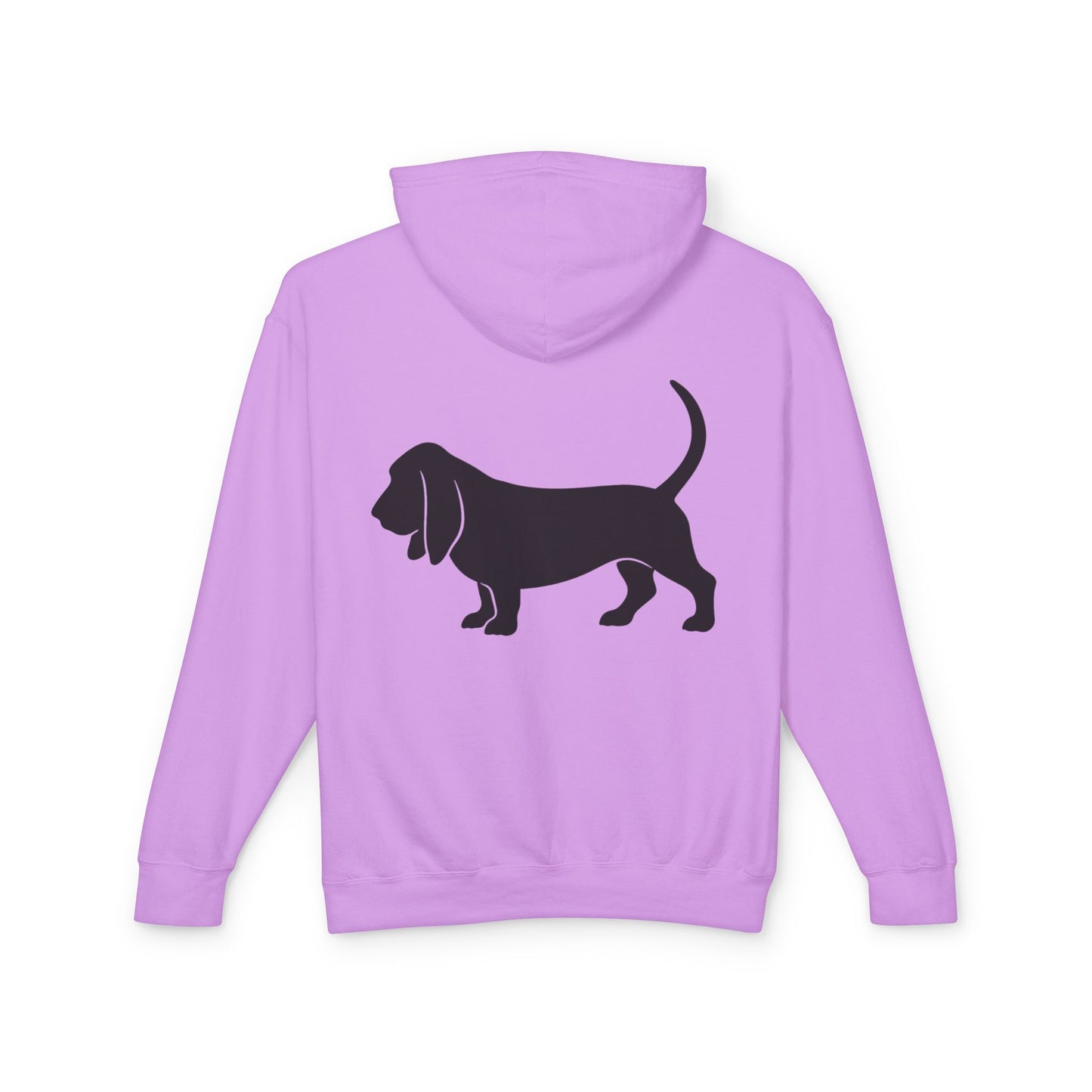 Basset Silhouette Unisex Lightweight Hoodie