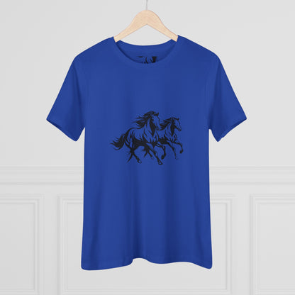 Horsin' Around Women's Short Sleeve Crewneck Tee