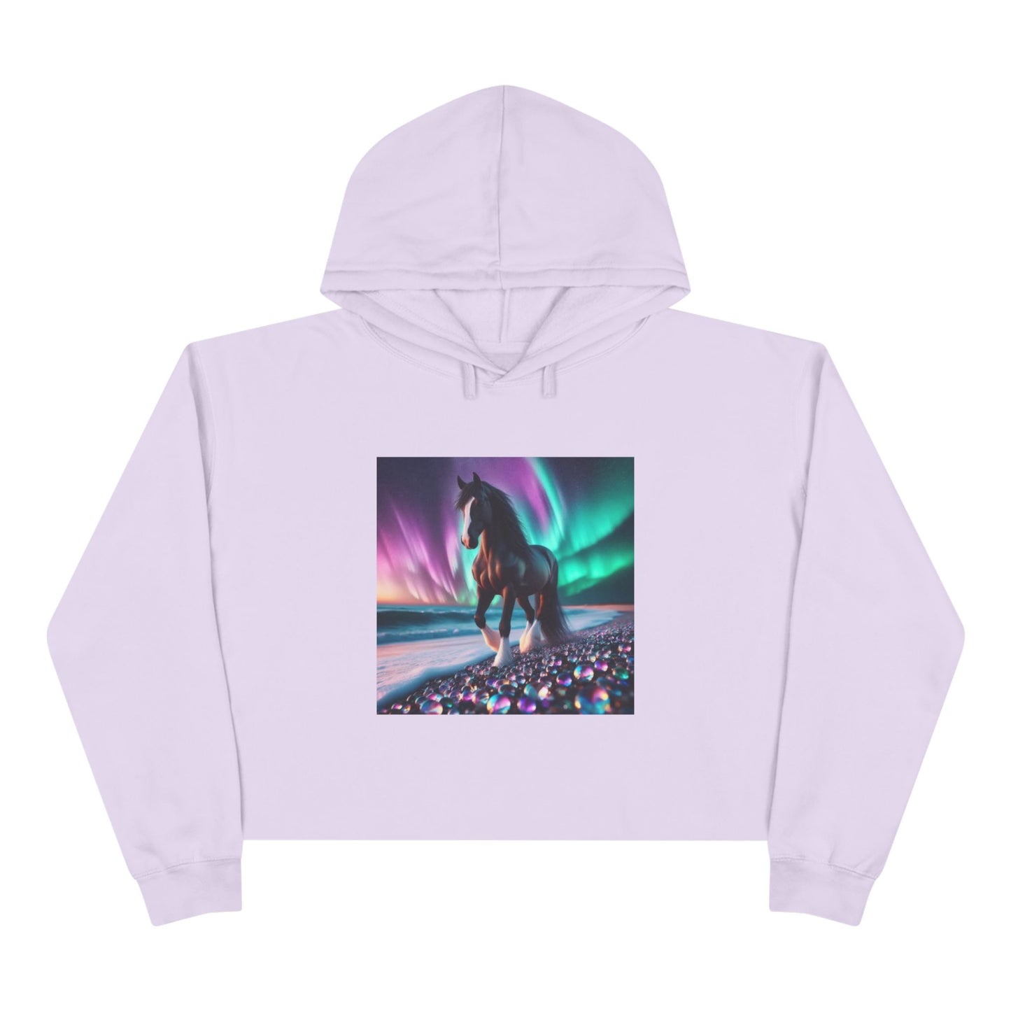 Midnight Magic Women's Crop Hoodie