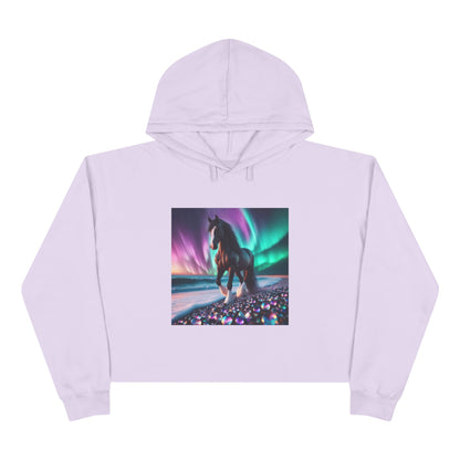 Midnight Magic Women's Crop Hoodie