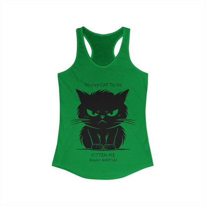 KITTEN Me Women's Racerback Tank
