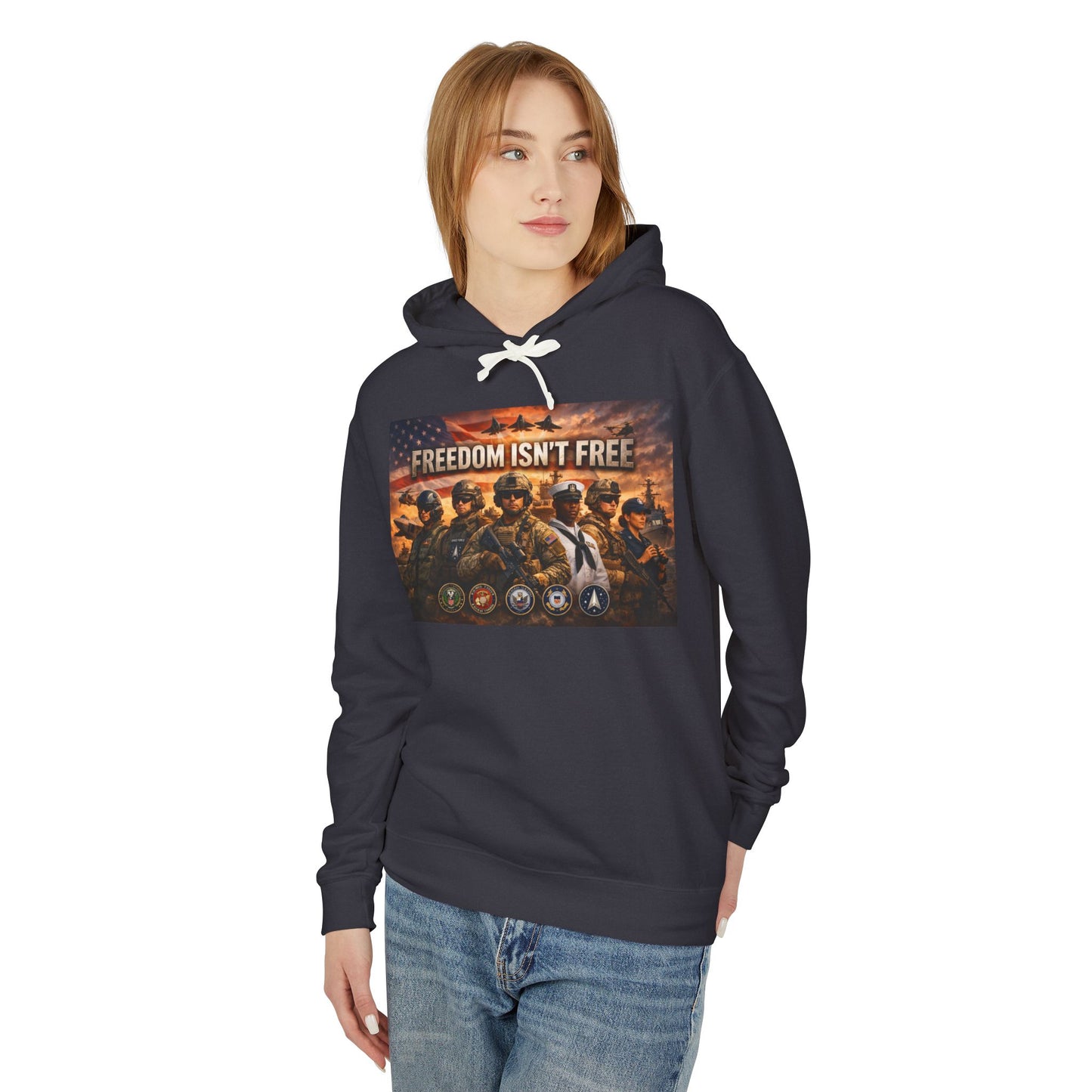 Freedom Isn't Free Unisex Lightweight Hoodie