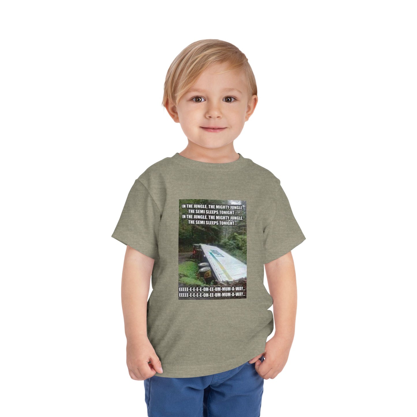 Semi Sleeps Toddler Unisex Short Sleeve Crewneck Tee