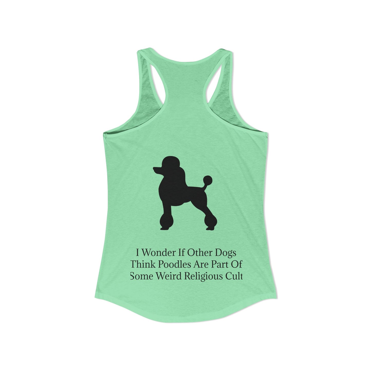 I Wonder Women's Racerback Tank