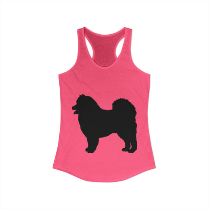 Samoyed Silhouette Women's Racerback Tank