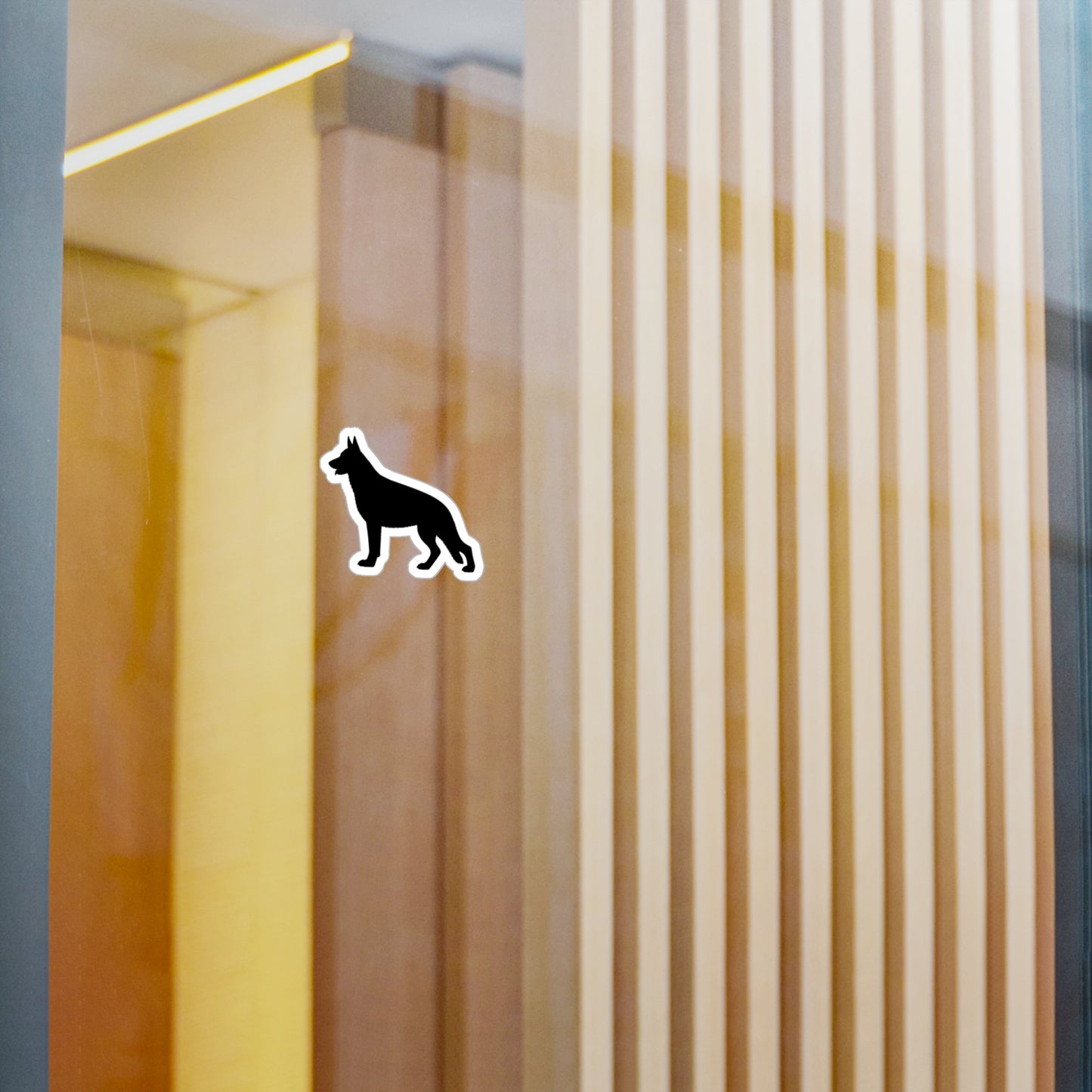 German Shepherd Silhouette Vinyl Decal