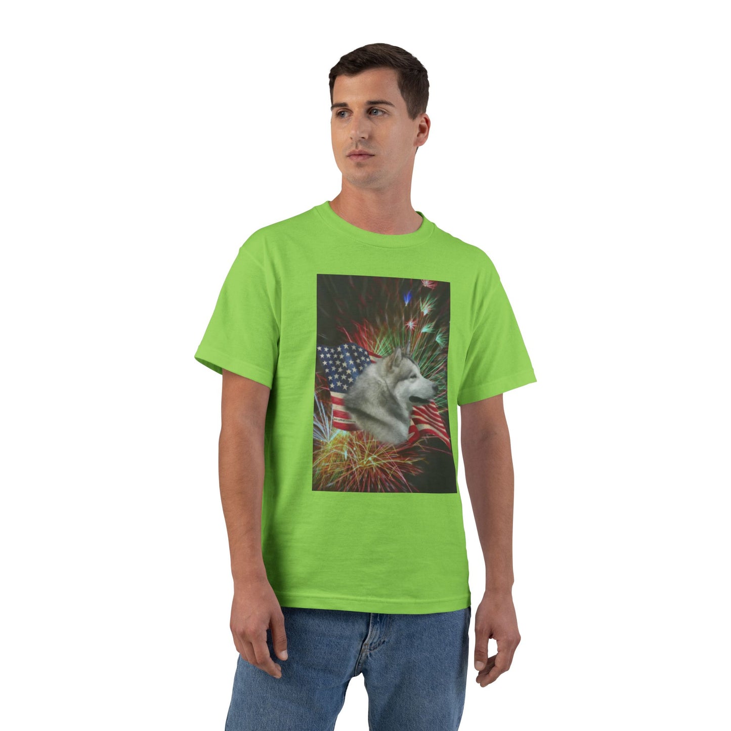 American Malamute Men's Short-Sleeve Crewneck Tee