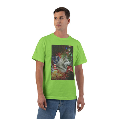 American Malamute Men's Short-Sleeve Crewneck Tee