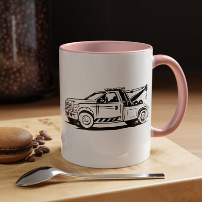 Wheel Lift Tow Truck 2-Tone Coffee Mug