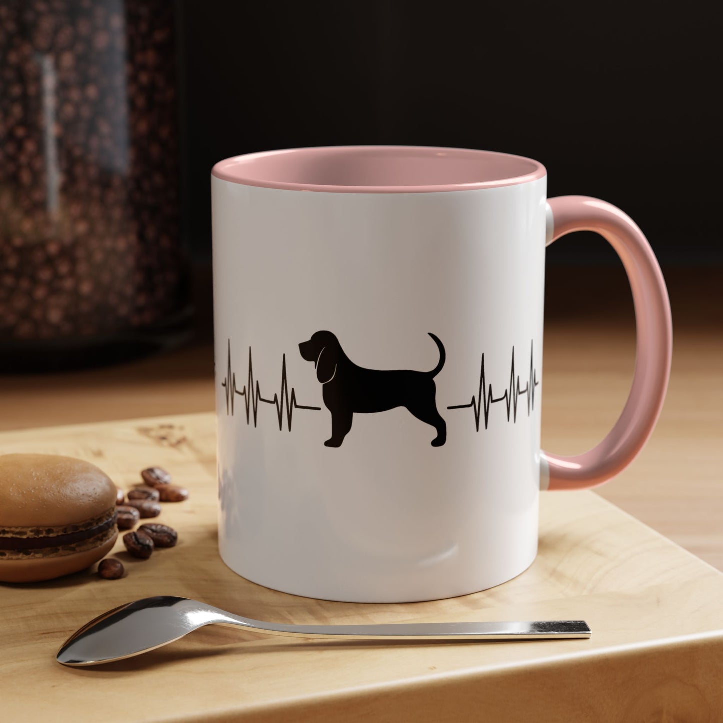 My Heart Beats For Bloodhounds 2-Tone Coffee Mug