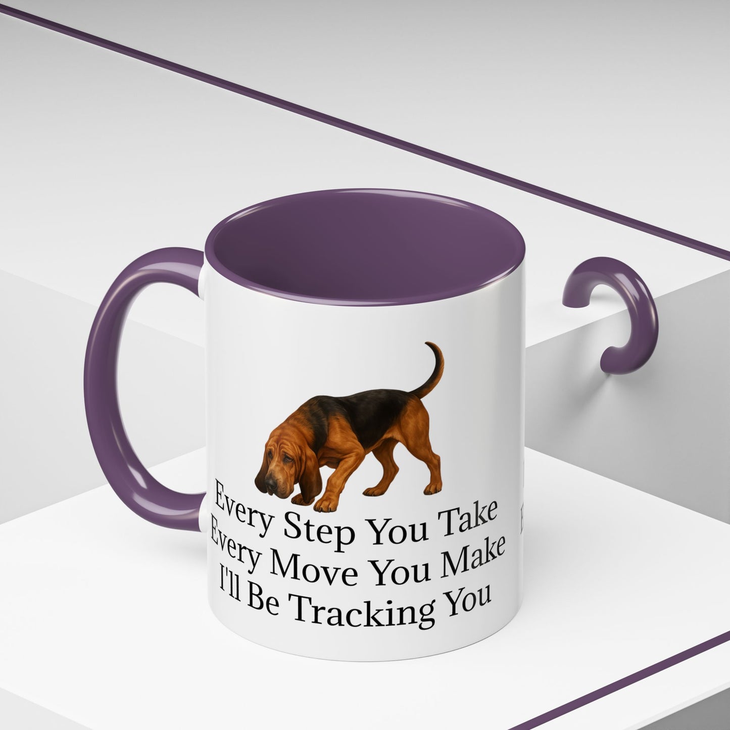 Tracking You 2-Tone Coffee Mug