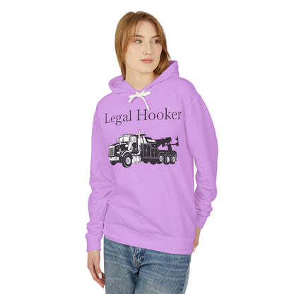 Legal H**ker Heavy Tow Truck Unisex Lightweight Hoodie