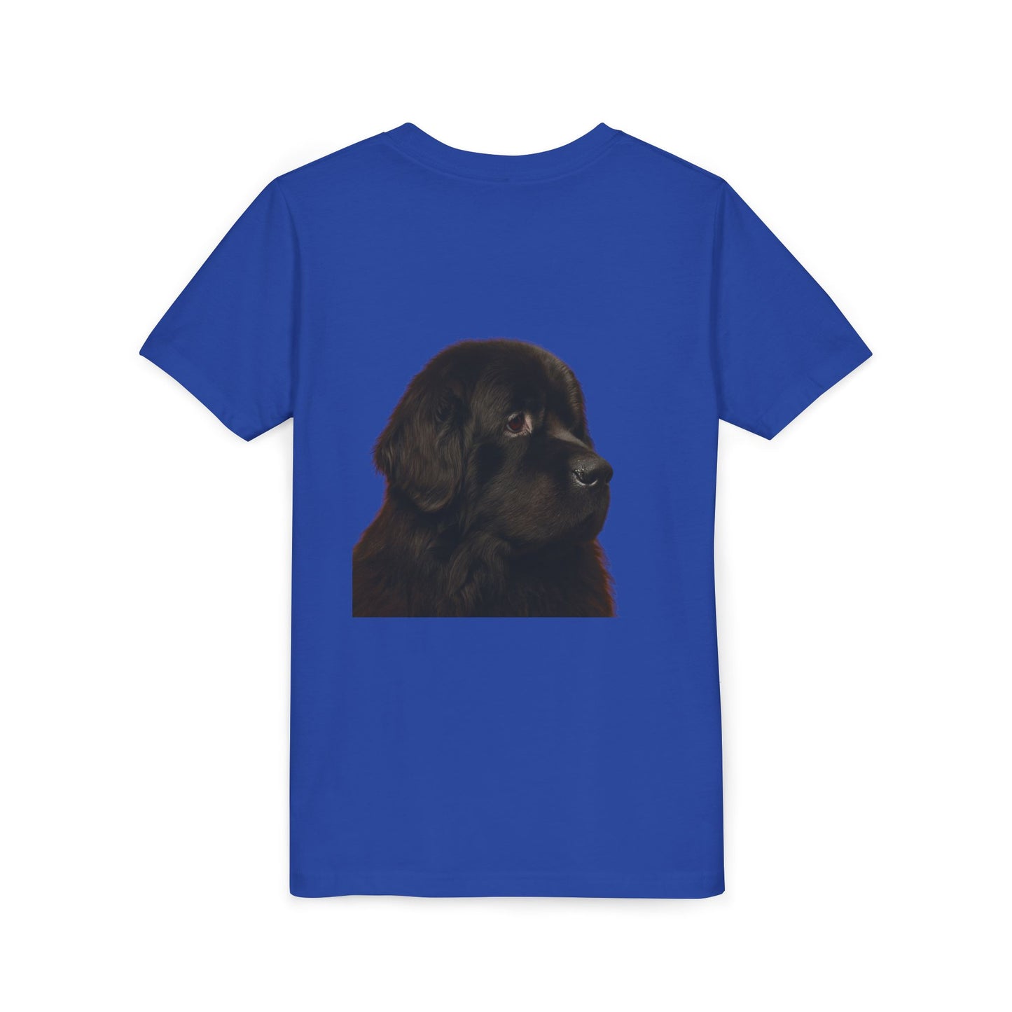 Newfie Head Youth Unisex Short Sleeve Crewneck Tee