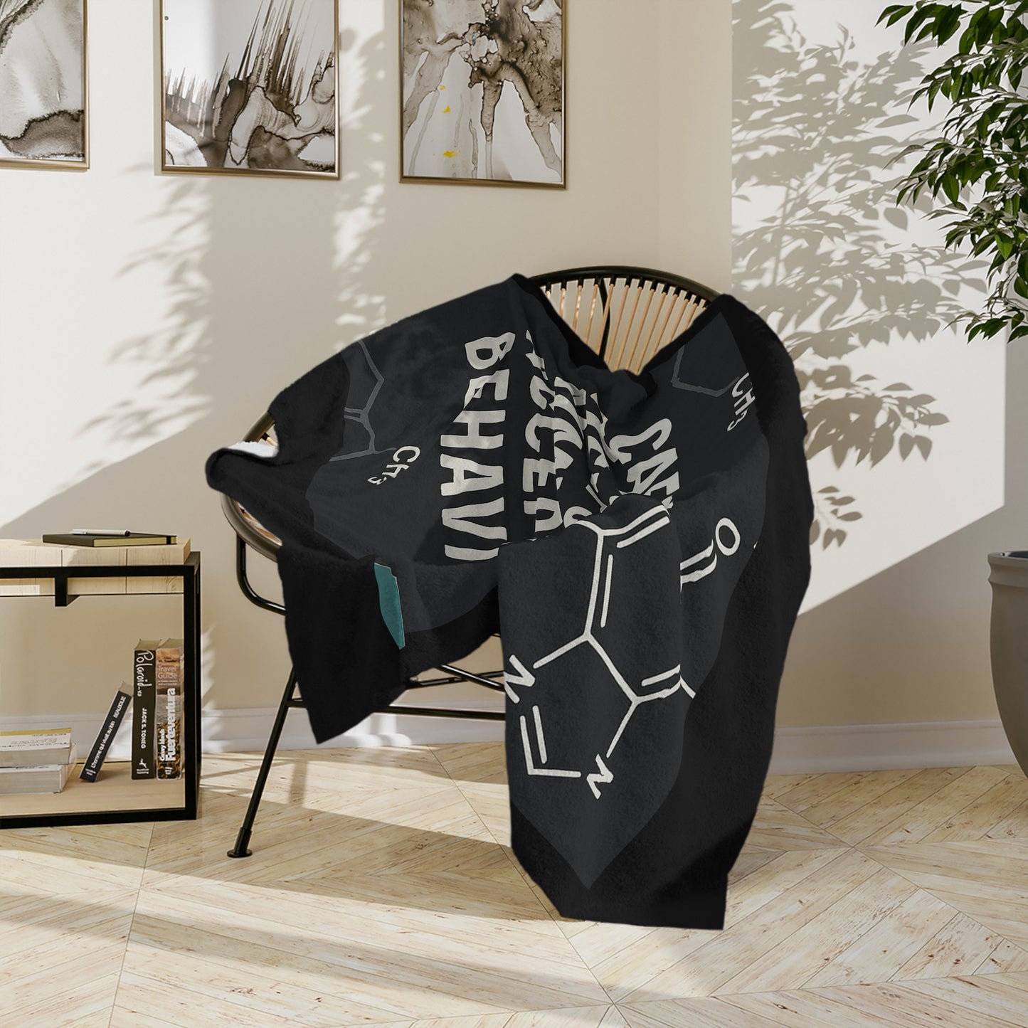 Socially Acceptable Velveteen Microfiber Blanket