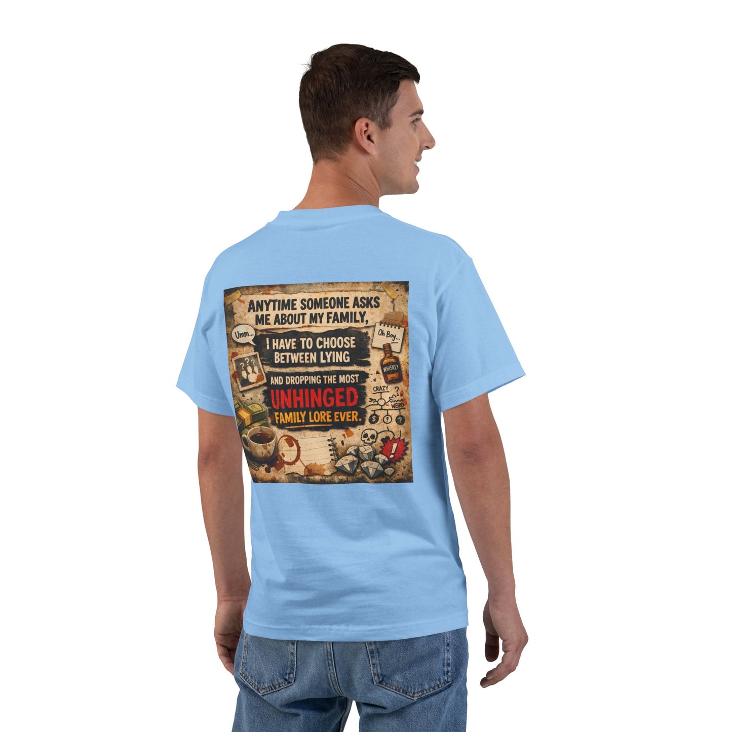Unhinged Family Men's Short-Sleeve Crewneck Tee