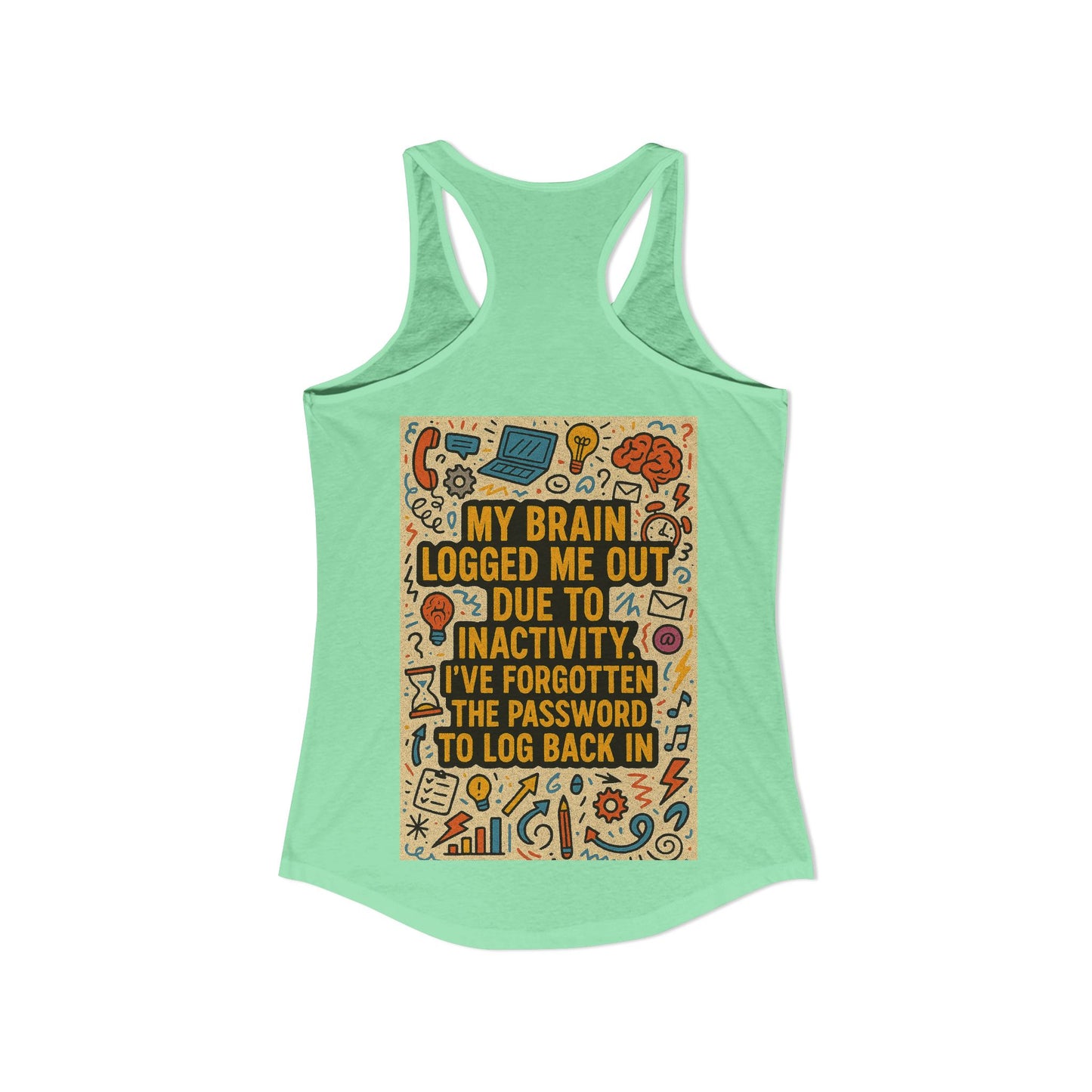 Logged Out Women's Racerback Tank
