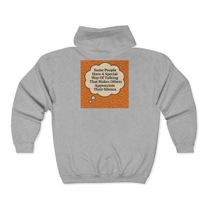 Special Way Of Talking Unisex Full Zip Hoodie