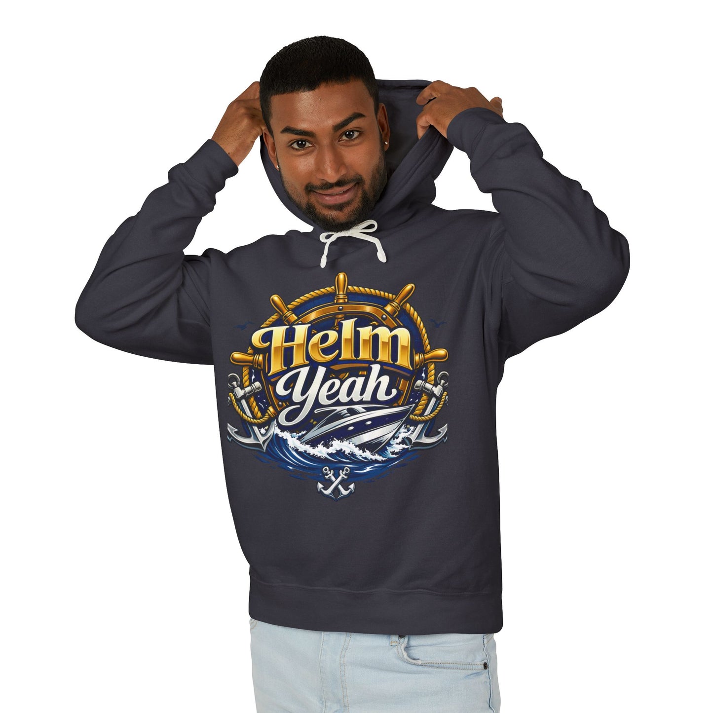 Helm Yeah Unisex Lightweight Hoodie