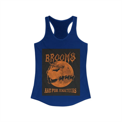 Brooms Are For Amateurs Women's Racerback Tank