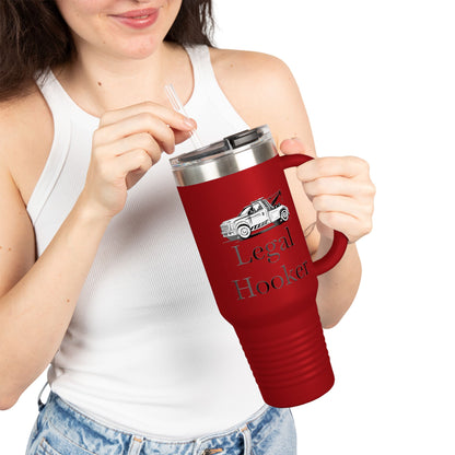 Legal H**ker Wheel Lift Tow Truck Insulated Travel Mug