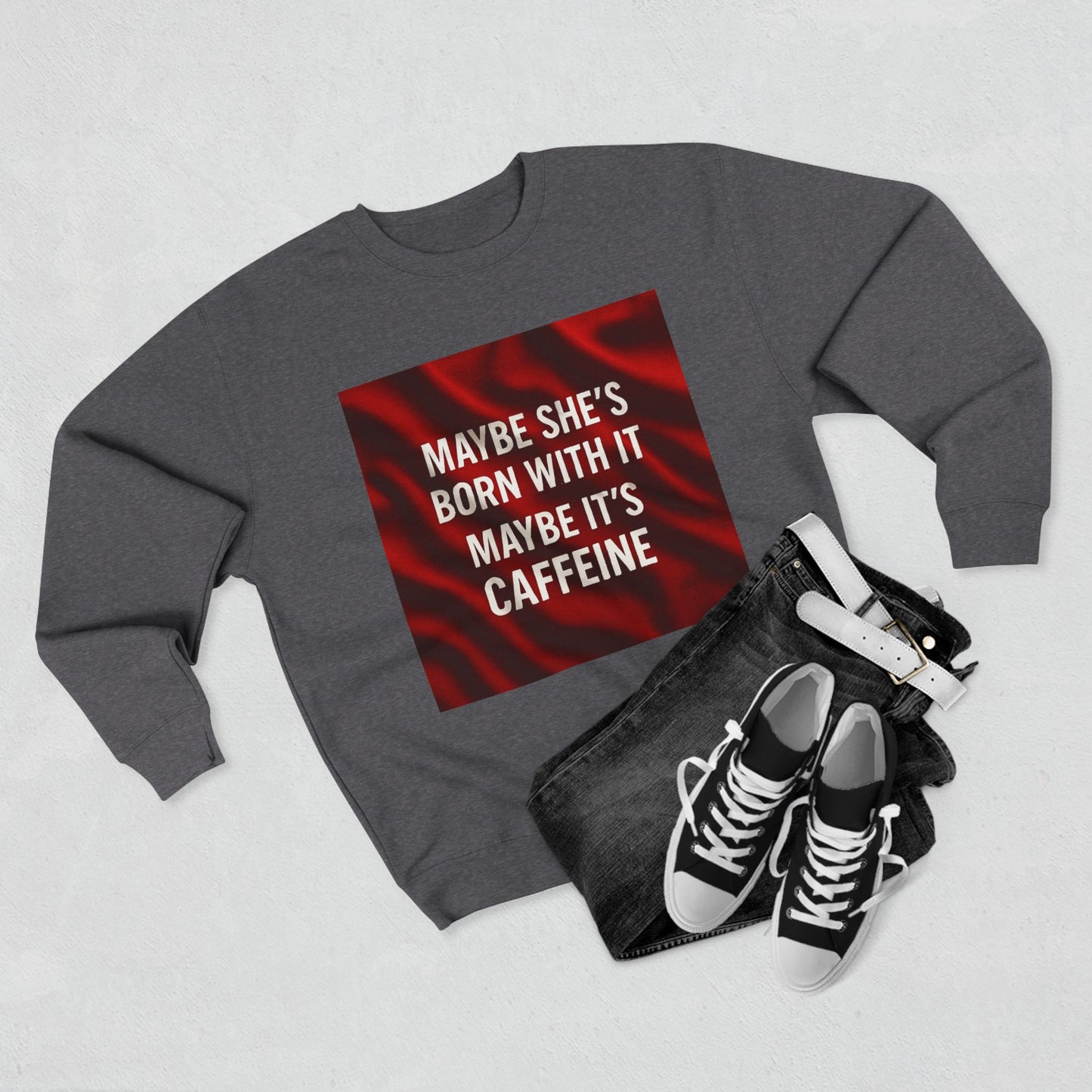 Born With It Unisex Crewneck Sweatshirt