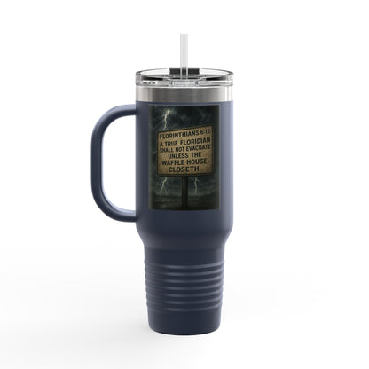 Florithians 6:12 Insulated Travel Mug