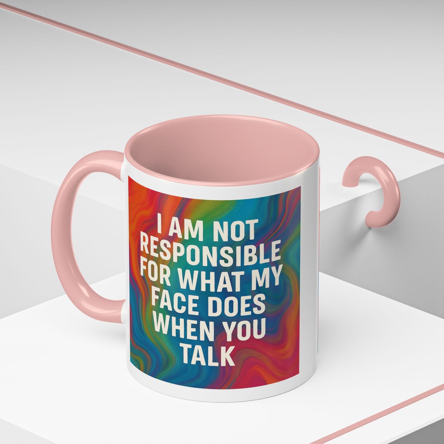 When You Talk 2-Tone Coffee Mug