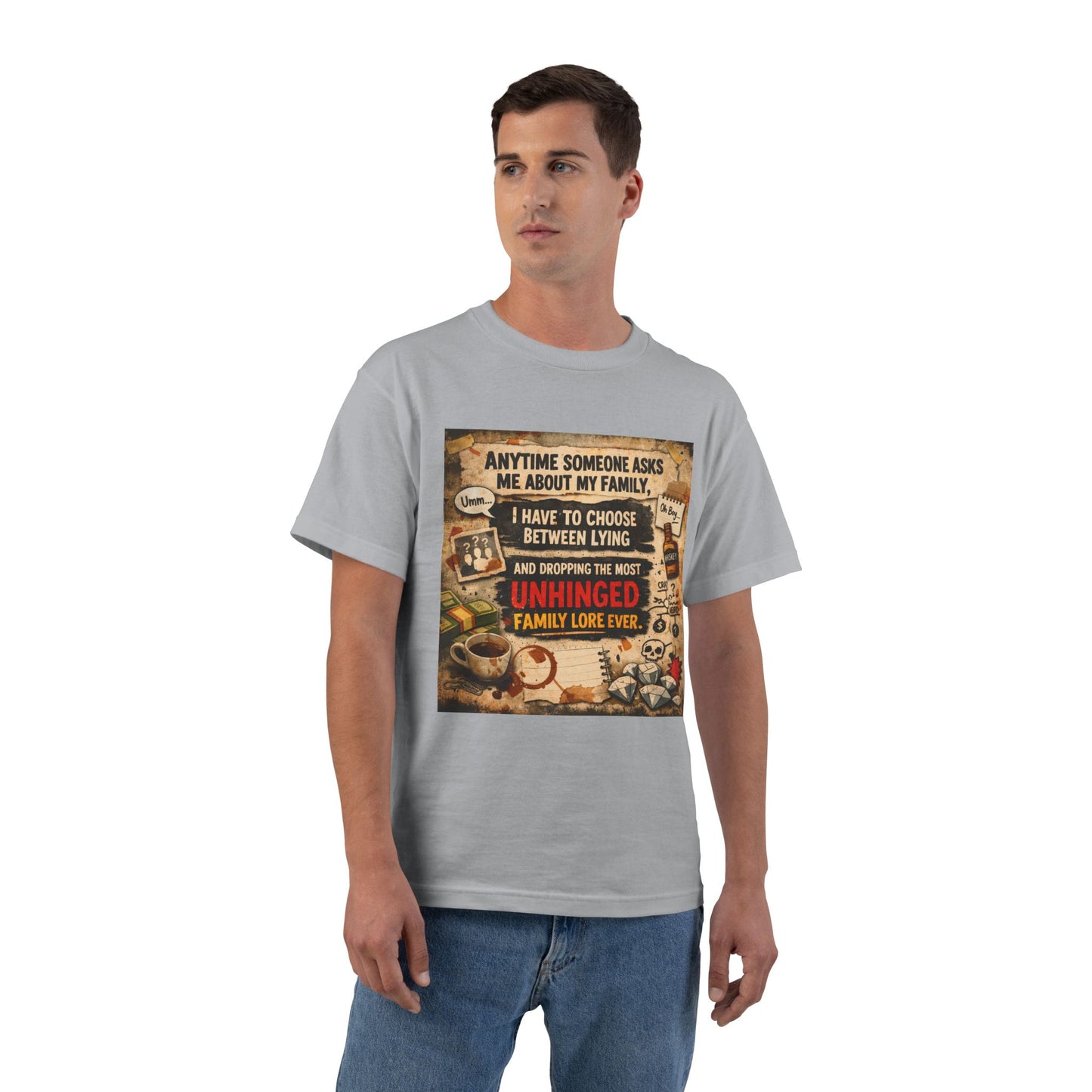 Unhinged Family Men's Short-Sleeve Crewneck Tee