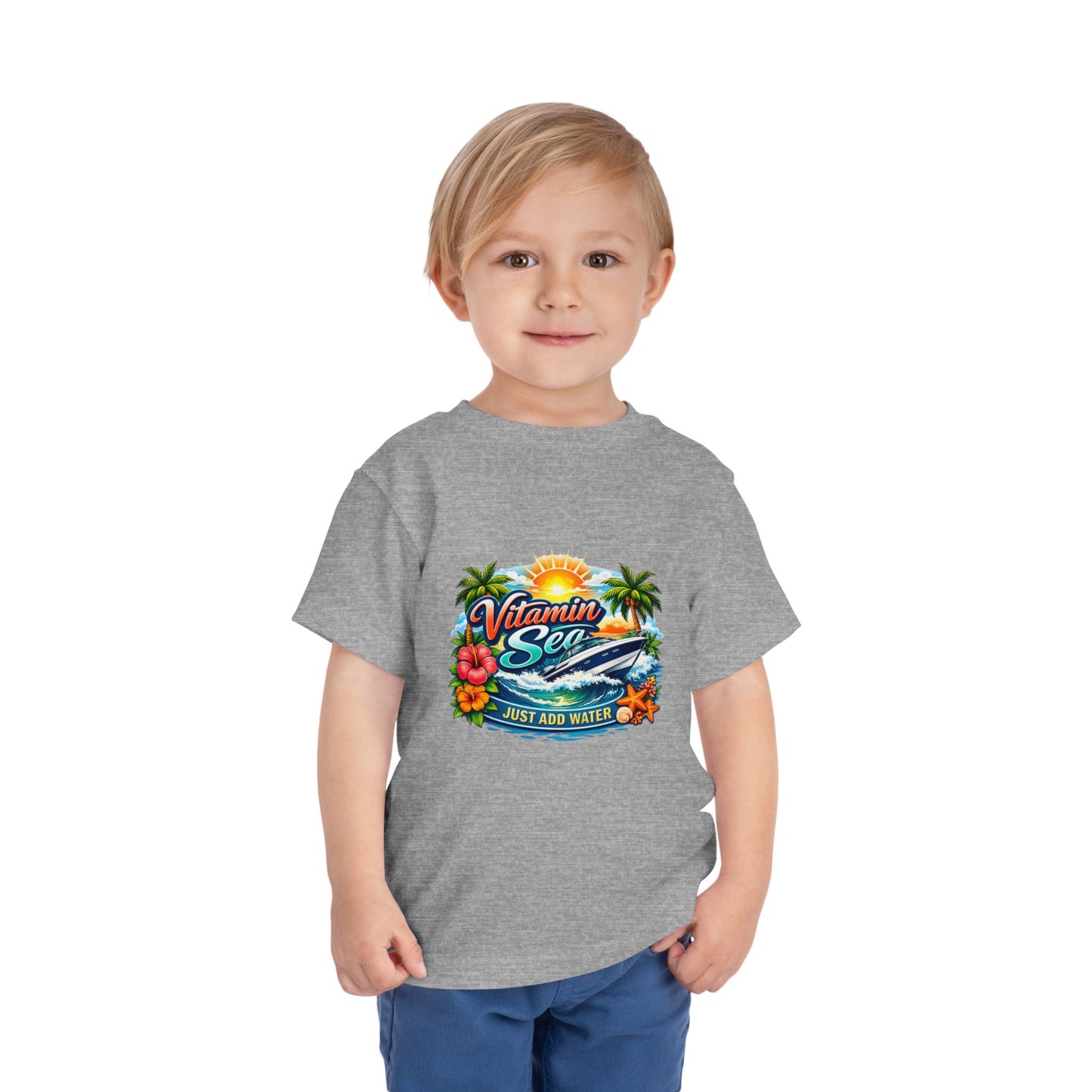 Vitamin Sea Toddler Unisex Short Sleeve Crewneck Tee