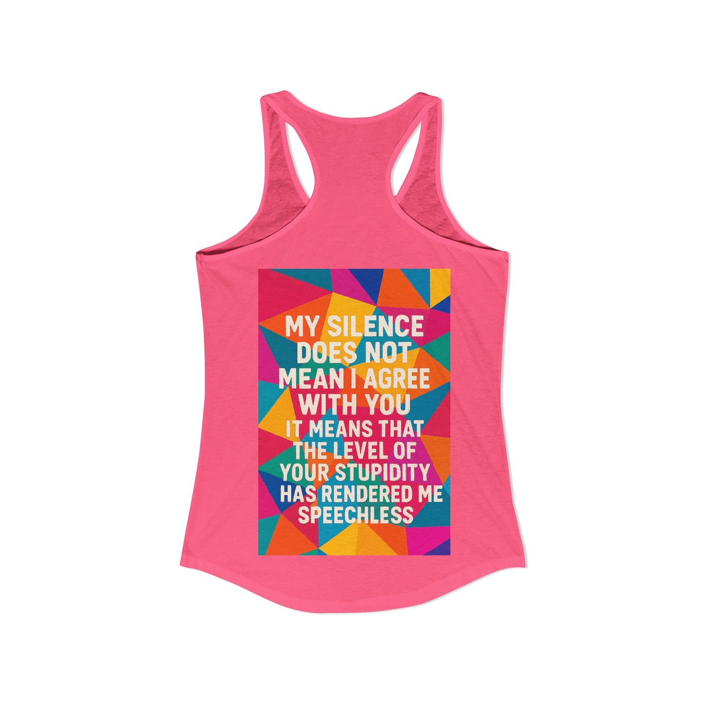 Speechless Women's Racerback Tank