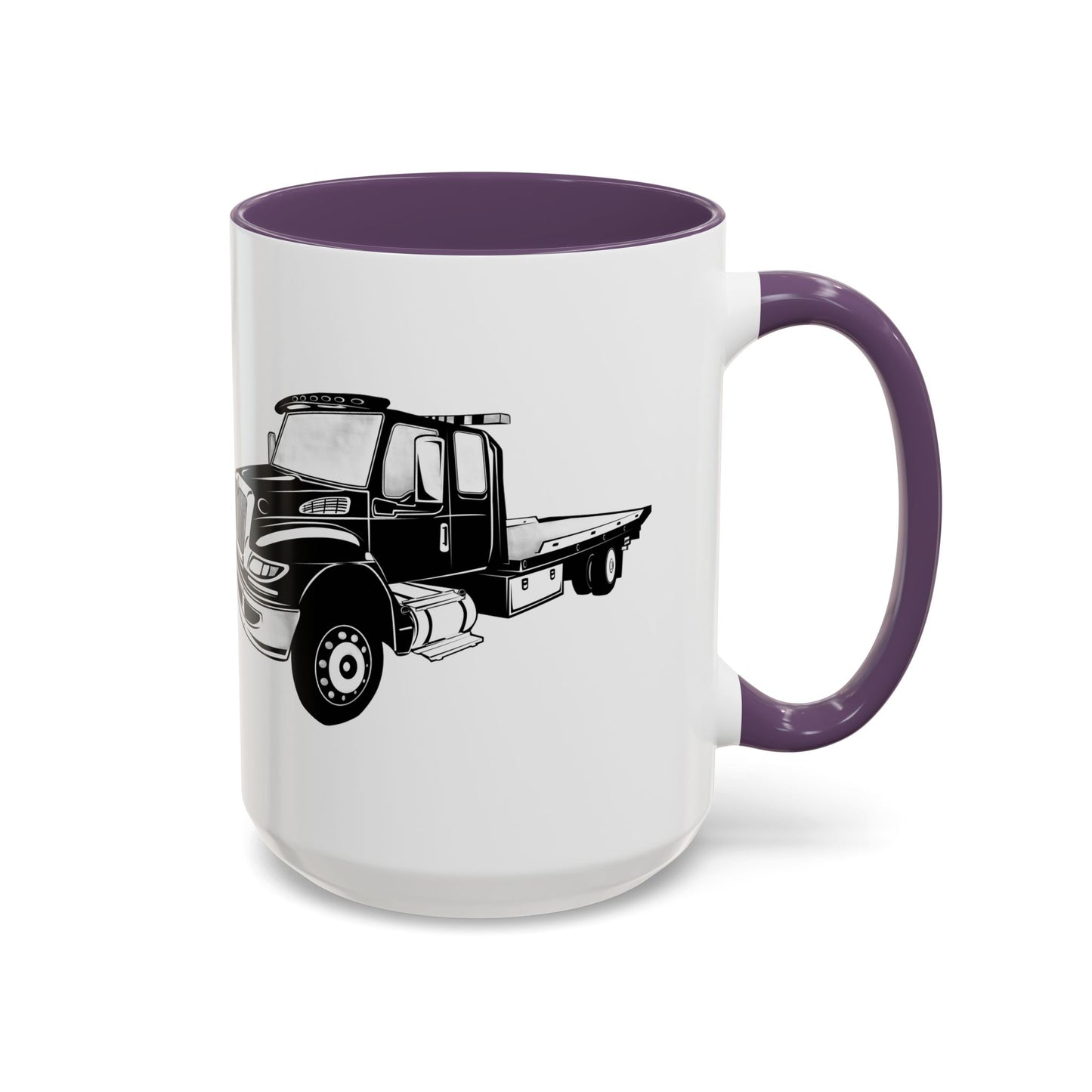Flatbed Tow Truck 2-Tone Coffee Mug