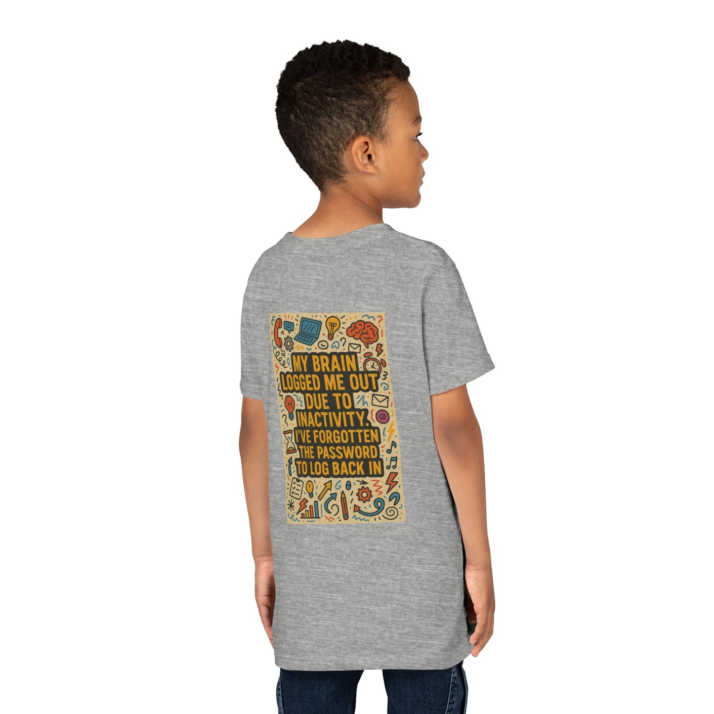 Logged Out Youth Unisex Short Sleeve Crewneck Tee