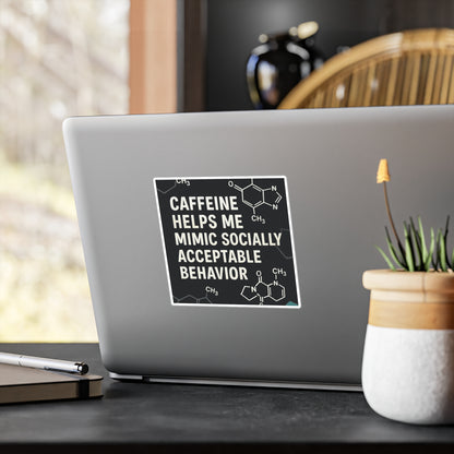 Socially Acceptable Vinyl Decal