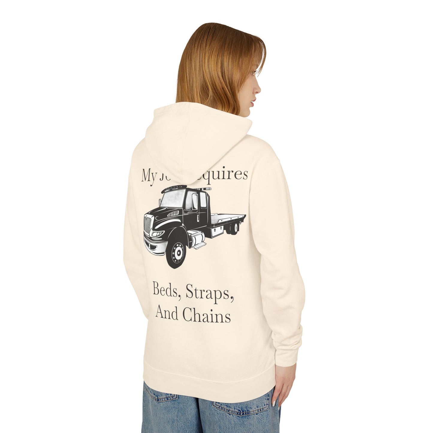 Beds, Straps, And Chains Unisex Lightweight Hoodie