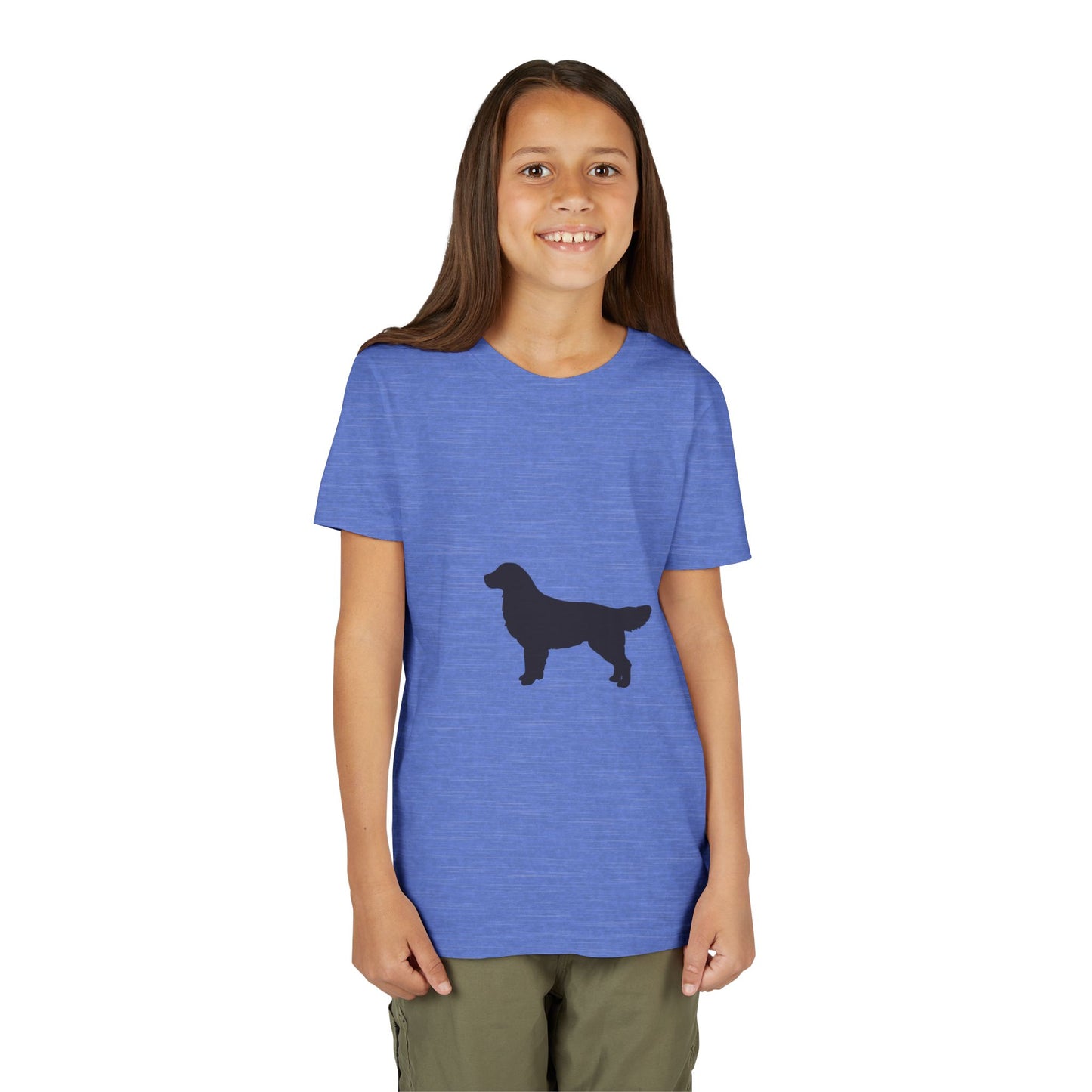 Golden Silhouette Youth Unisex Short Sleeve Crewneck Tee