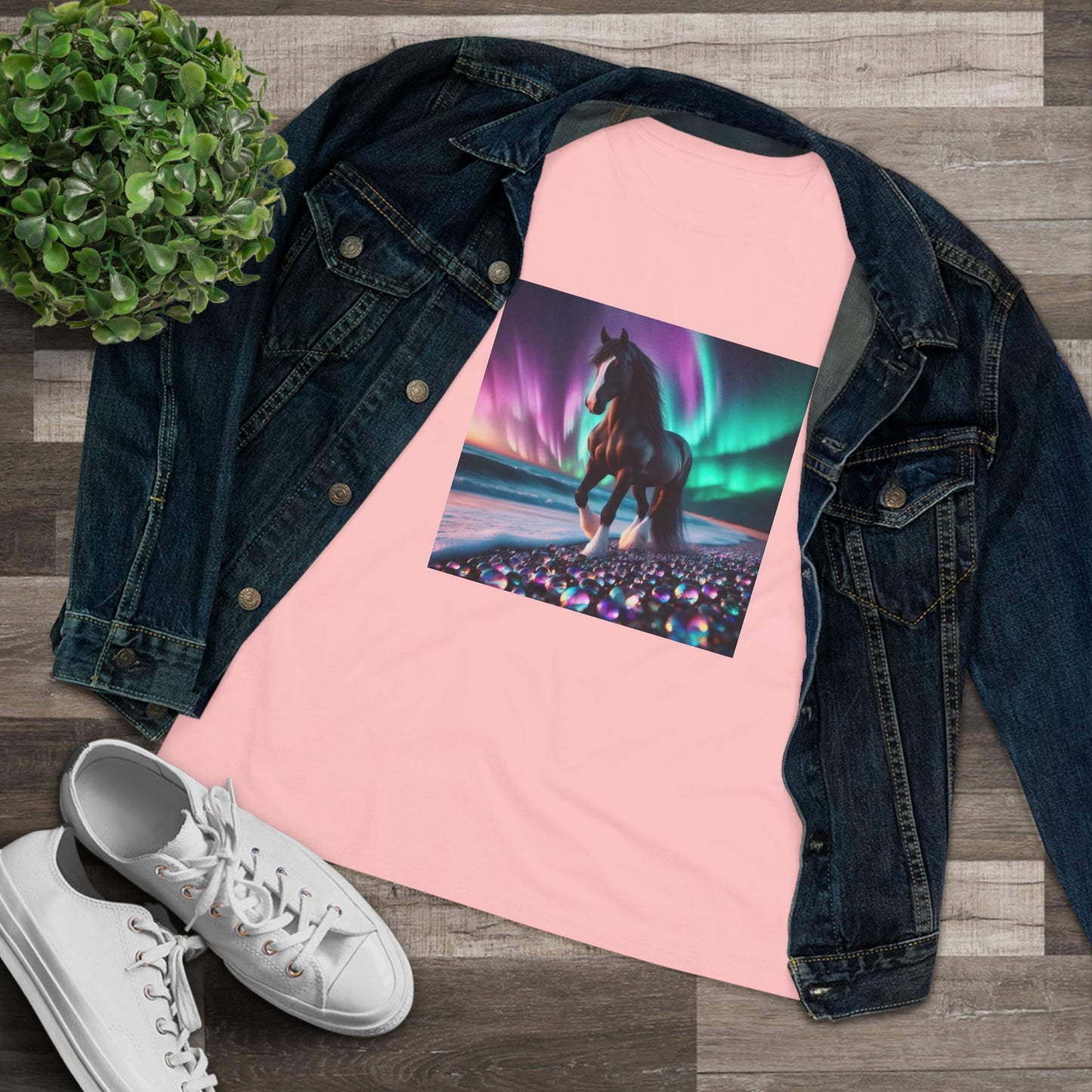 Midnight Magic Women's Short Sleeve Crewneck Tee