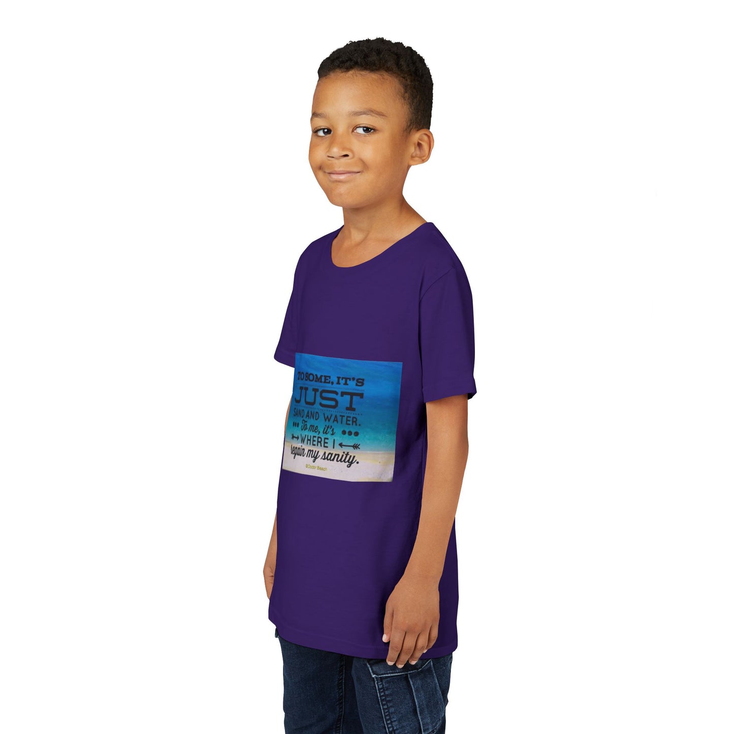 Dr. Beach Youth Unisex Short Sleeve Crewneck Tee