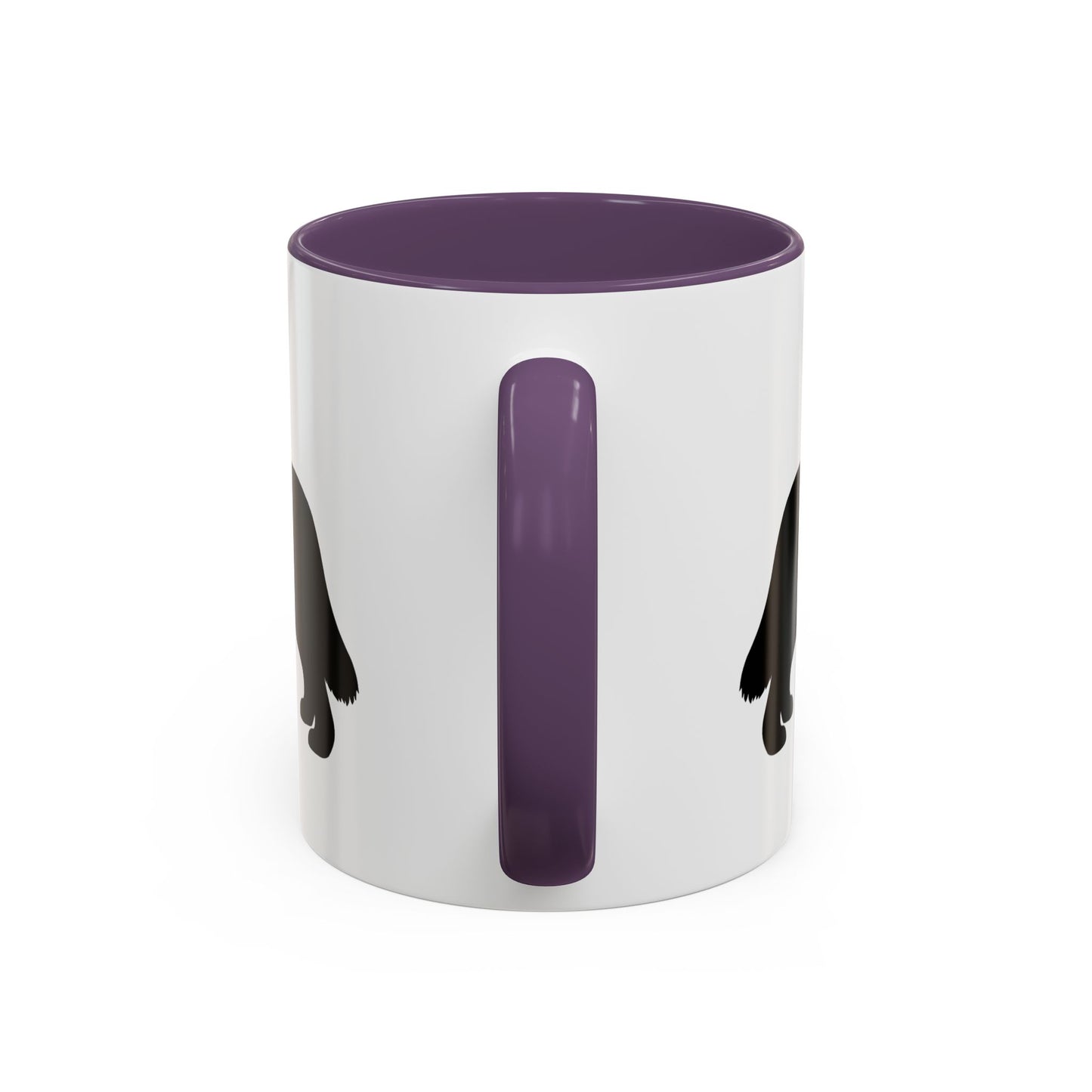 Newfie Silhouette 2-Tone Coffee Mug
