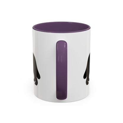 Newfie Silhouette 2-Tone Coffee Mug