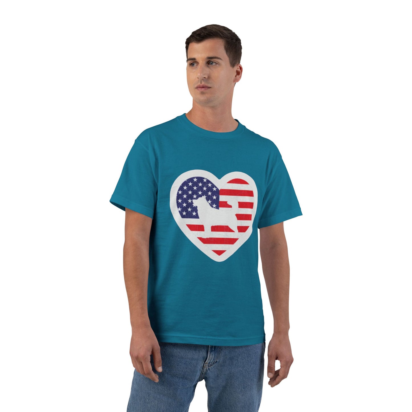 Malamute Flag Men's Short-Sleeve Crewneck Tee