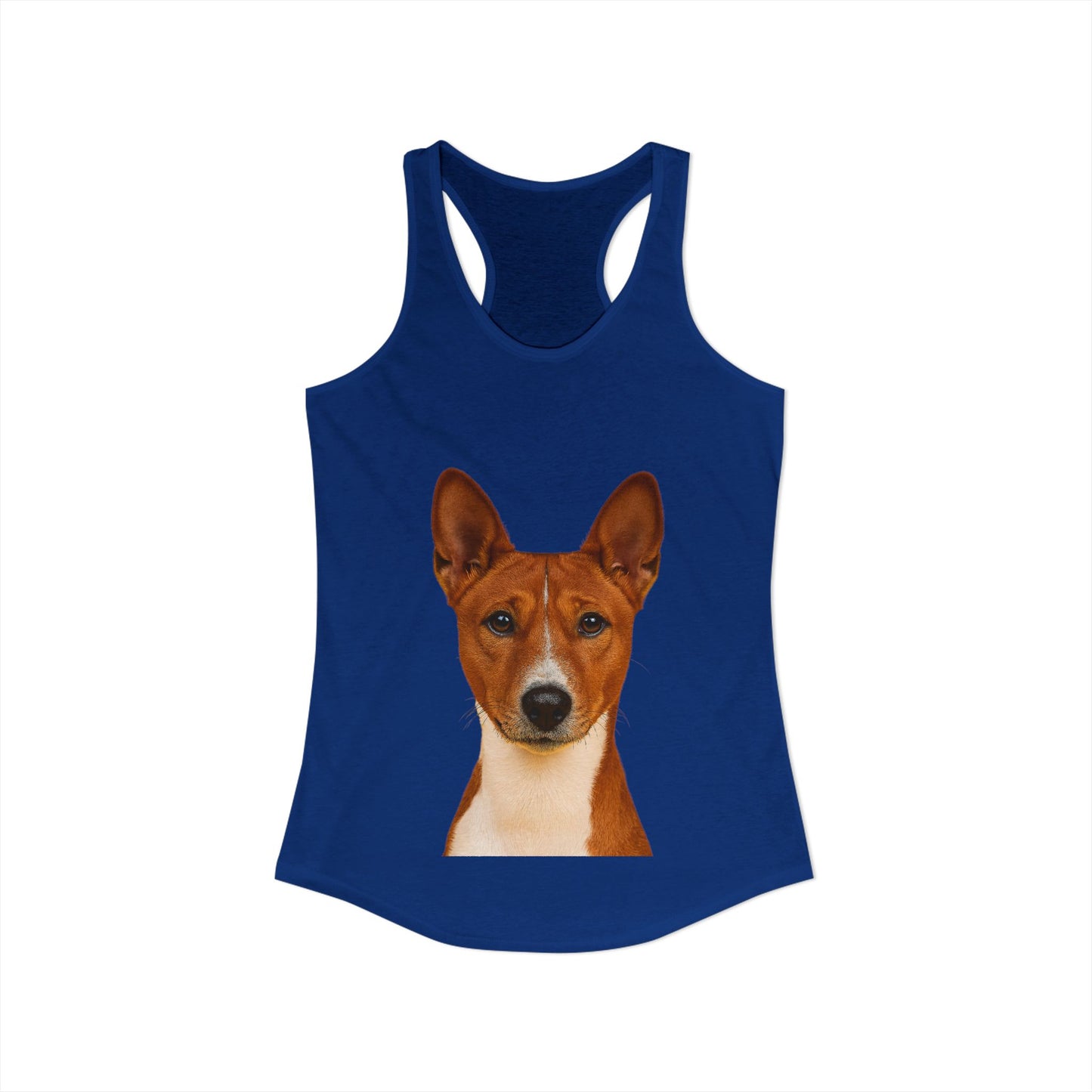 Basenji Head Women's Racerback Tank