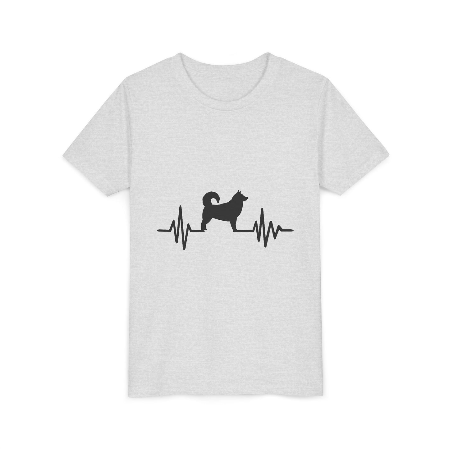 My Heart Beats For Malamutes Youth Unisex Short Sleeve Crewneck Tee
