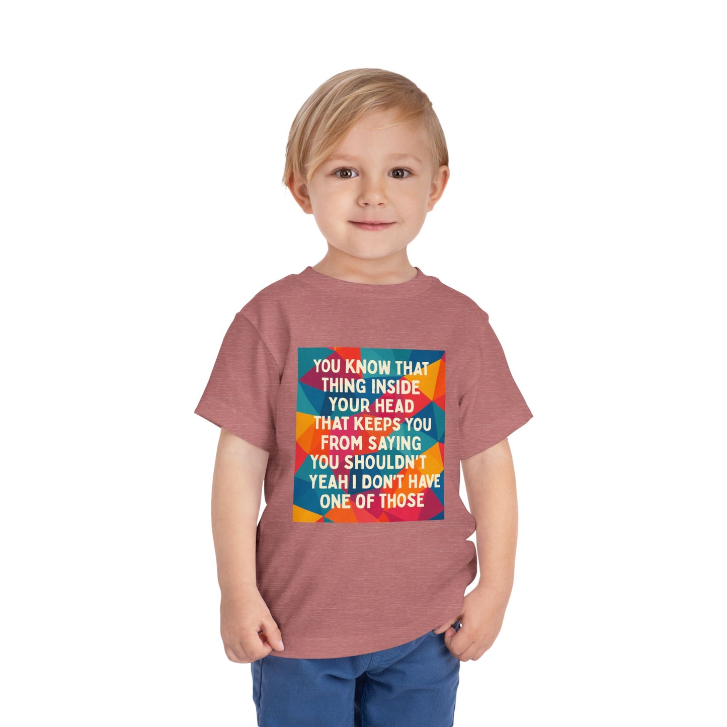 No Filter Toddler Unisex Short Sleeve Crewneck Tee