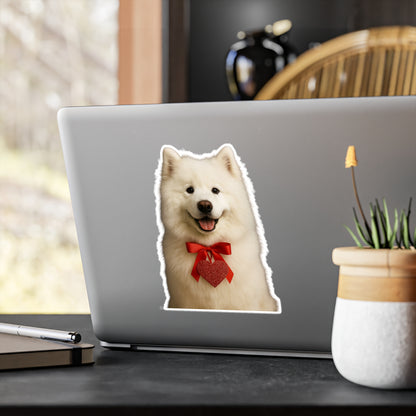 Cupid's Companion Samoyed Vinyl Decal