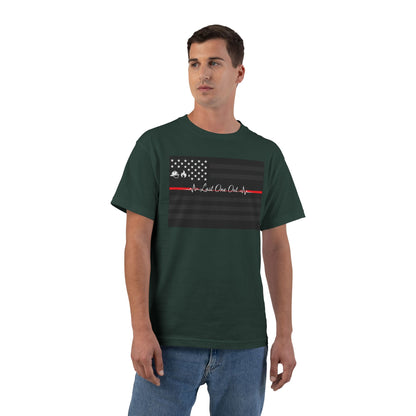 Thin Red Line Men's Short-Sleeve Crewneck Tee